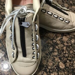 Fabrice Tardieu Leather runners/deck shoes